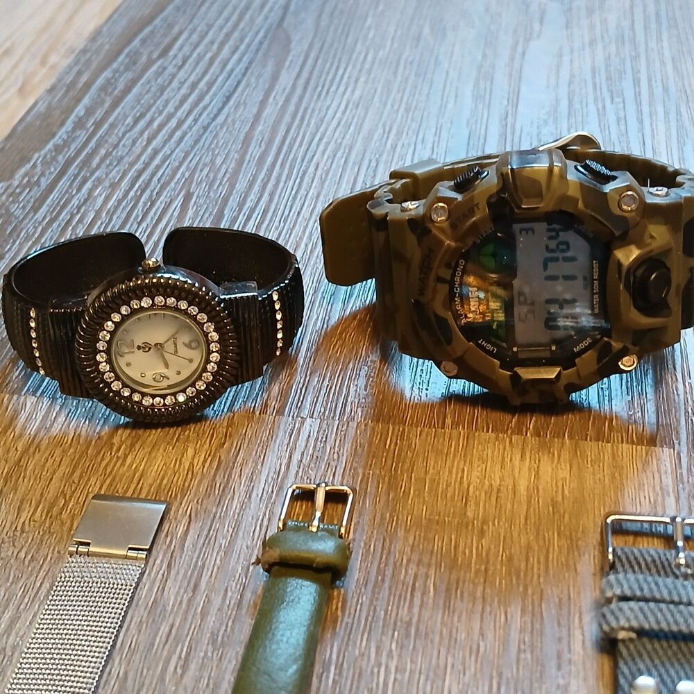 25+ Pc Watch Repair Lot VTech DX2 Timex Expedition Pulsar Art Steampunk Parts - Picture 10 of 10